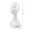 White Foam Mannequin Head For Styling And Decoration 2