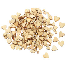 Set Of 3 Heart Shaped Wood Chips Home Mat Plush Head Universal