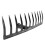 1set Rake Iron Small Rake For Gardening With 11-Teeth Design 4