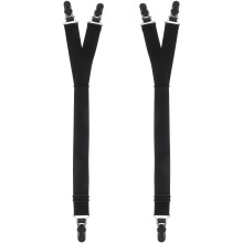 Arborister Adjustable Shirt Stays For Women: Y-Style Non-Slip Clamps