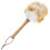 Guitar Dusting Brush White Bamboo Handle Plush Wool 1pcs 7