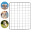 Raindrops  4 Pcs Dog Cage With Divider Splicing Mesh Fence Diy 11