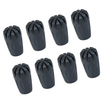 8 Pcs Trekking Pole Cover Travel Rubber Tip Protector Replacement