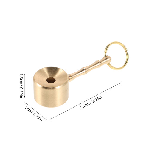Golden Brass Training Whistle For Bird Calling And Survival Use 1