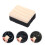 Raindrops Compact Wood Felt Eraser Multi, Lightweight And , 8pcs 11
