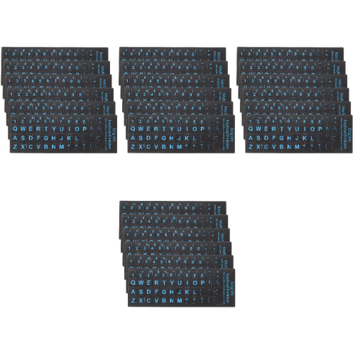 4 Pcs Computer Keyboard Stickers Language Practical 2