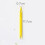 30pcs Knitting Needle For Nets Yellow Shuttle For Net Mending 4