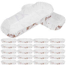 100 Pcs Hot Dog Tray Paper Catering Trays Grease Paperboard