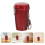 Mini Ashtray Plastic Red Perfect For Smokers 2pcs 11