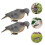 2pcs Simulation Animal Model Pigeon Or Crafts 4