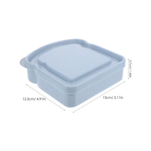 Bread Boxes Rectangular Sandwich Container Pink 5pcs 1