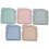 Bread Boxes Rectangular Sandwich Container Pink 5pcs 9
