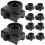 Balls Shooter Adapter Bottle Adapter Black Plastic 10pcs 8