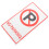 Warning No Parking Sign Aluminium Sheet 1pack 13.8x7.9in 9