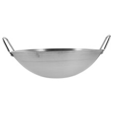 Easy To Clean Frying Pan Stainless Steel Silver 1pack
