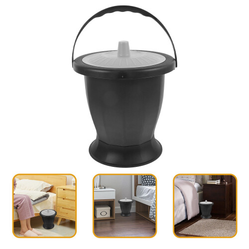 Plastic Urinal Pot Bedside Urine Pot Odor Prevention 1pcs 2
