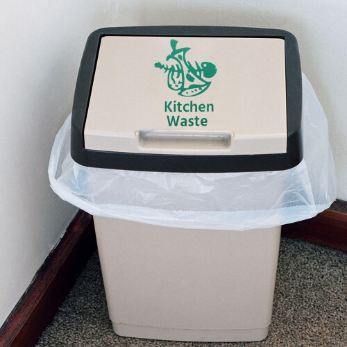 5 Pcs Recycle Sticker Trash Classification Decals Waste Container 2