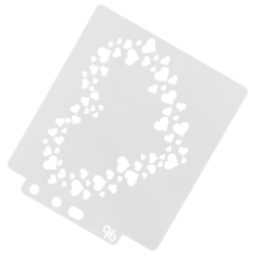 Reusable Stencil Templates Grey For Making 1set