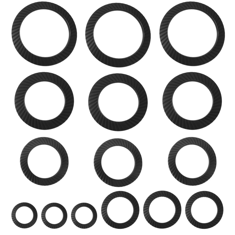 Serrated Safety Washers Pack Of 100 For M4 M6 M8 M10 M12 Screws Metal Washers Flat Precision Sealing Washers 6482260301792