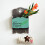 Ornament Display Wall Organizer Mail Holder Blue 1set 7
