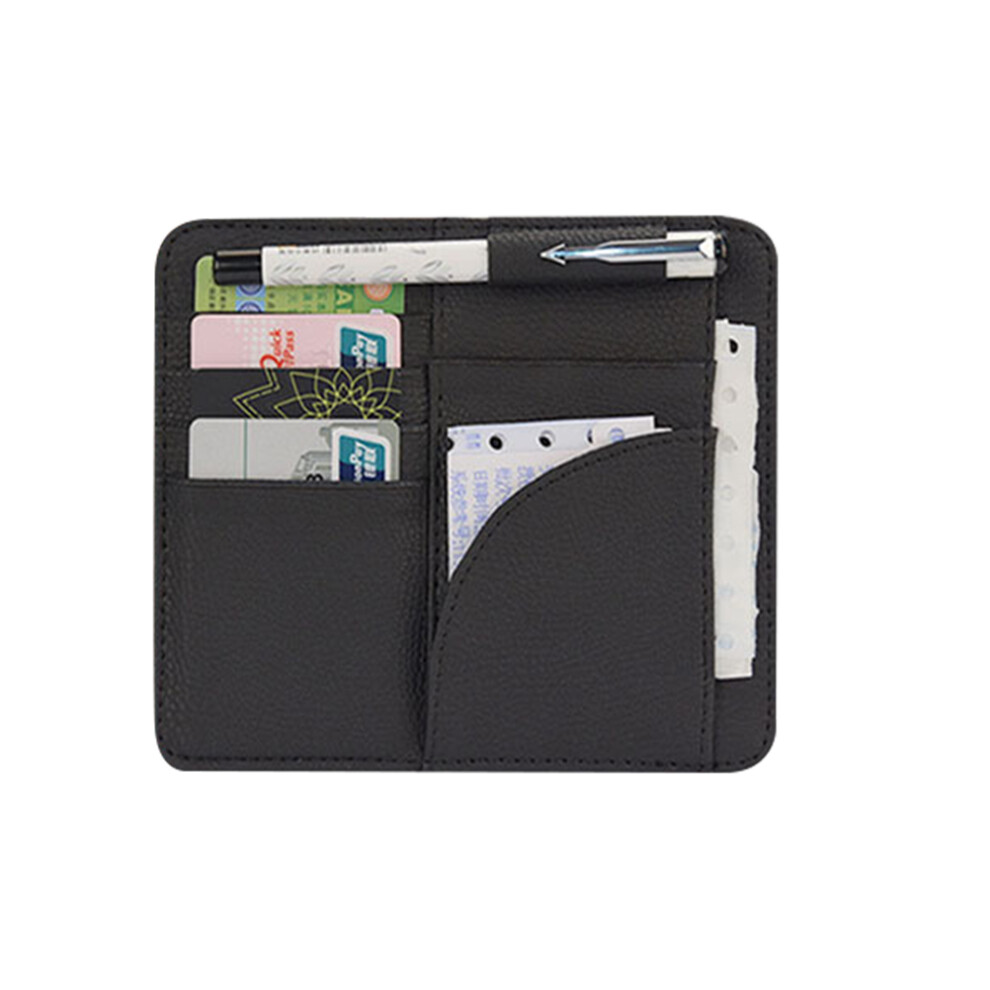 Drivers Storage Clip For Visor Pu 1Pack Black 3163220936195