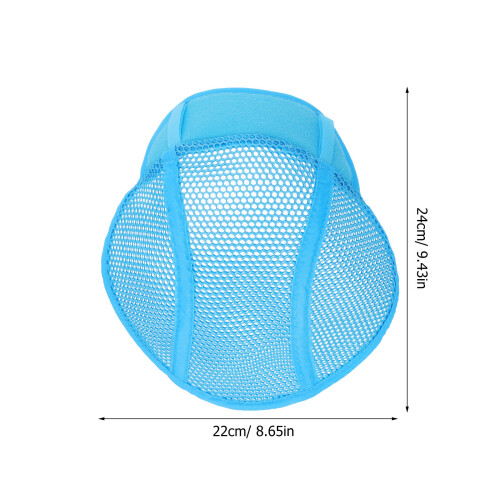 Blue Protective Hat Liners Breathable Mesh For Workplace Safety 2