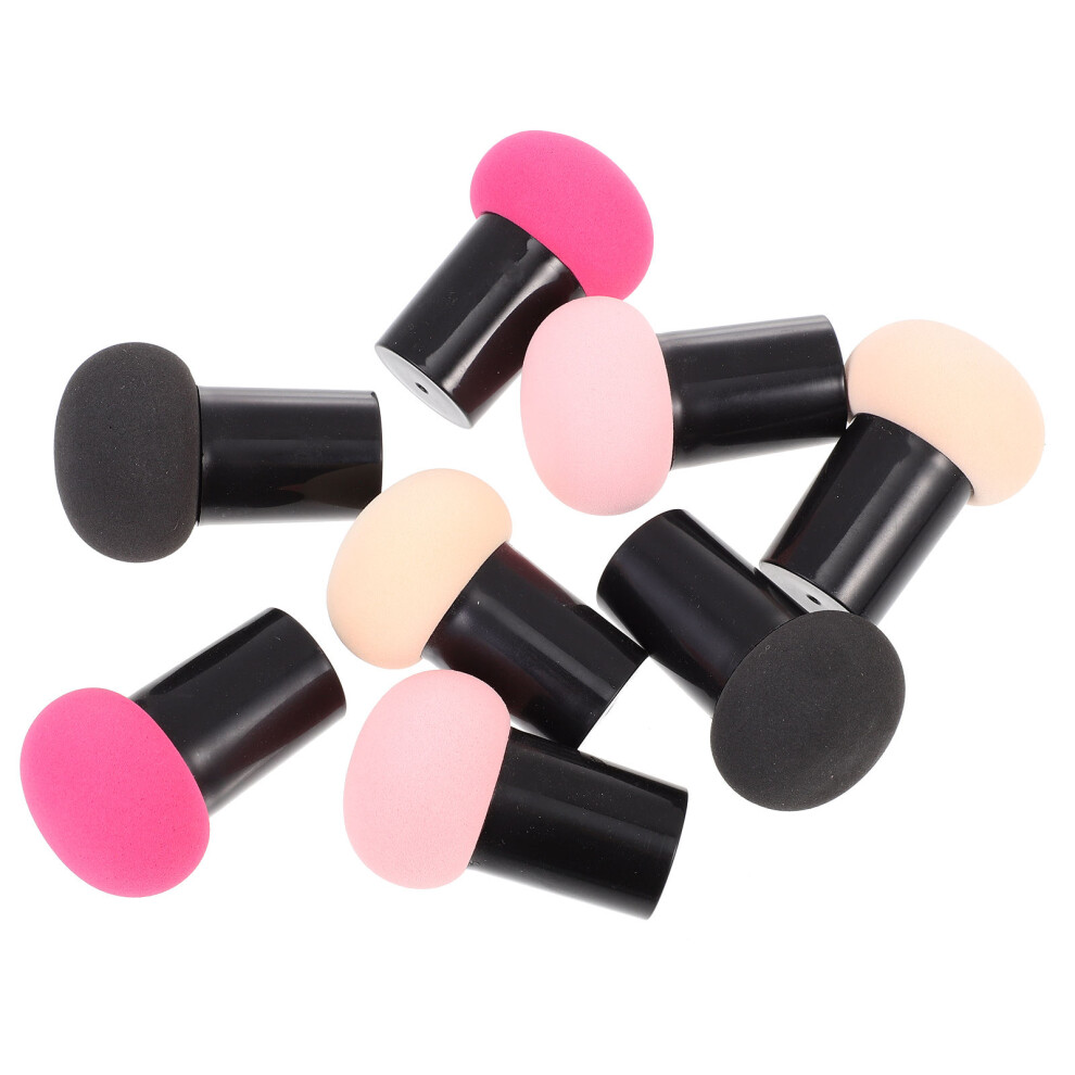 Inoomp 8Pcs Makeup Blending Sponges Powder Puff Mushroom Foundation Sponges