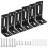 Masteelf  6 Pcs Adjustable Bracket Stainless Steel Corner Braces Black 1