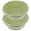 Laundry Bucket Green 2pcs 15.2*12.8in 6