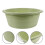 Laundry Bucket Green 2pcs 15.2*12.8in 7