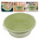 Laundry Bucket Green 2pcs 15.2*12.8in 9