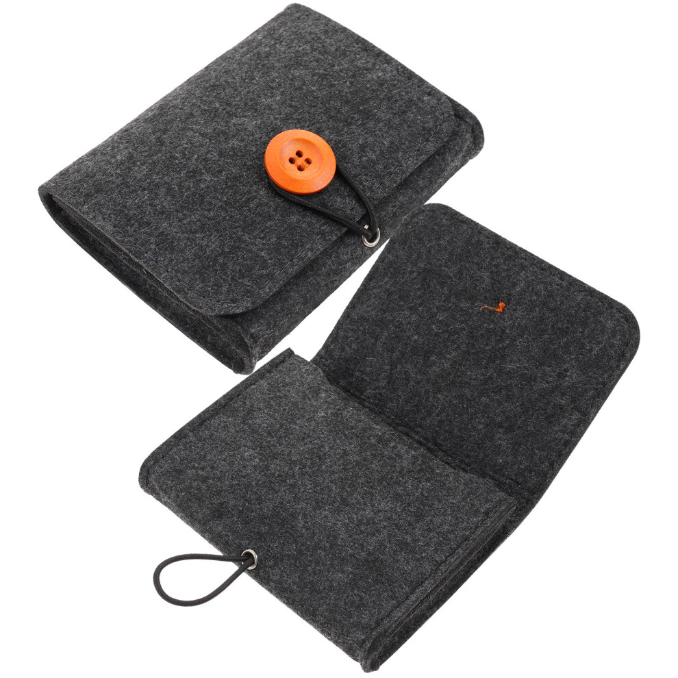 Inoomp Dark/Grey Essential Oil Carrying Case 2Pcs