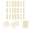 100 Pcs Door Knobs Dowel Furniture Connector Connectors 4