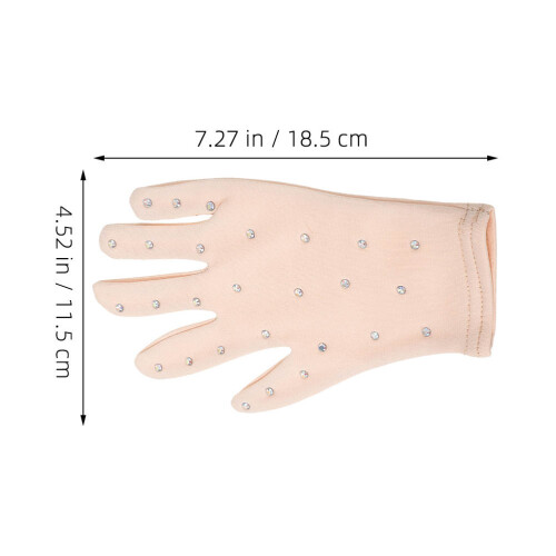 Figure Skating Performance Gloves Elastic Fiber 1 Pair 1
