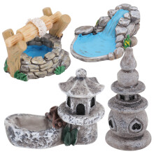 China Architectural Models Resin 4pcs 2.00x1.40x0.79in