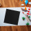 Black Cotton Canvas Panels 1set 4