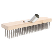 Stainless Steel Floor Brush Broom For Scrubbing Without Bristles