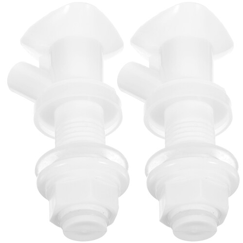 Cooler Spigot Replacement Gallon Beverage Coolers White 2pcs