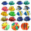 25Pièces En Décor Aquarium Miniatures 6