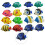 25Pièces En Décor Aquarium Miniatures 2