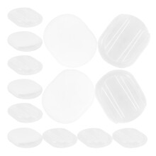 40 Pcs Ear Clip Pads Ring Protection Child Clamp Accessories Oval