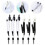 Compass For Math Metal Assorted Color 6 Sets 4
