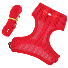 1Set Durable Red Chicken Harness Leash Hen Walking Rope Pet Accessory