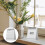 Mini Calendar White 1pcs 3.3x3in 7