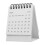 Mini Calendar White 1pcs 3.3x3in 6