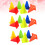 24pcs Workout Cones Fluorescent For Kids Exercise Equipment 8
