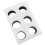 2pcs Glass Cup Holder Campervan Storage Solutions Drink Carrier Tray 6