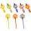 Hair Pin Assorted Color 10pcs 2.8in 2