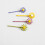 Hair Pin Assorted Color 10pcs 2.8in 10