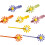 Hair Pin Assorted Color 10pcs 2.8in 7